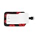 Use4 Red Lips Black Luggage Tags Travel ID Bag Tag for Suitcase 1 Piece