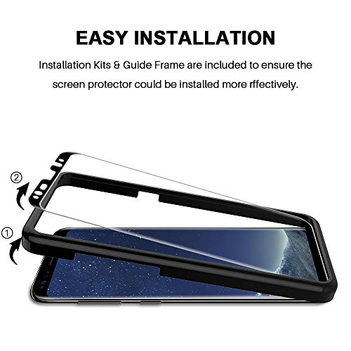 MPMALL Screen Protector Compatible for Samsung Galaxy S8 Plus