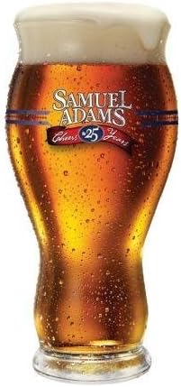 Samuel Adams 25th Anniversary Celebration Perfect Pint Glass | Set of 2 Glasses by Rastal