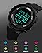 Boys Watch Digital Sports Waterproof Military Back Light Teenager Watch (Age for 11-15) 1426 (blackA)
