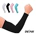 Msicyness Cover Arm Sleeves for Men & Women,UV Protection Golf Cooling Sleeve 1 Pair Sports Compression Sun Sleeves
