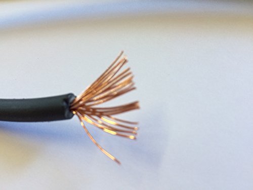 50' solar cable Bulk Black copper #10 AWG 1000 volt PV Wire with Tough XLPE insulation