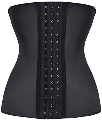 Waist Trainer Cincher Body Shaper Corset Waist Trimmer Women Black, S/M
