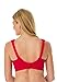 Elila Women's Plus Size Wireless Full-Coverage Jacquard Embroidered Bra