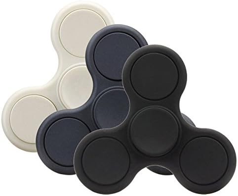 ELEFAN Brushed Finish More Color Option Hand Spinner Tri-Spinner Set Fidget Toy Focus Toy Funny EDC Great Gift For Killing Time(3 Pieces)