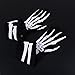 Tinksky Halloween Skeleton Gloves Long Arm Full Finger Gloves Costume Cosplay Party Halloween Costumes 1 Pair