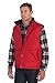 Gioberti Mens Padded Vest with Flannel Lining