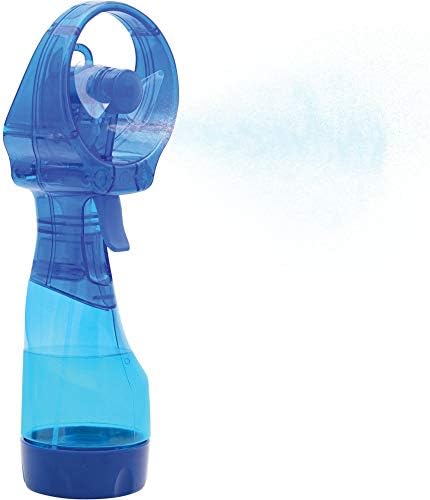O2COOL Deluxe Misting Personal Fan, 2.5″, Dark Blue