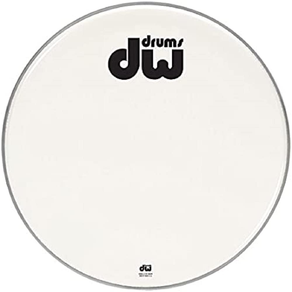 Drum Workshop DRDHAW18K Double A Bass Drum Head 18 Inches Smooth White