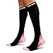 Compression Socks For Women and Men | Fits Most Wide Calfs - Great for Varicose Veins, Leather Riding Boots, Travel, Medical Nurse, Running, Pregnancy, Swelling. (S/M - US Women 5.5-8.5 / US Men 5-9)