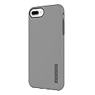 iPhone 8 Plus Case, iPhone 7 Plus Case, Incipio Premium DualPro Shockproof Hard Shell Hybrid Rugged Dual Layer Protective Outer Shell Shock and Impact Absorption Cover (5.5 Inch)- Gray/Charcoal