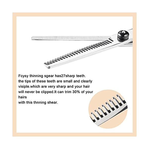 Hair-Cutting-Scissors-Thinning-Shears-Set-Fcysy-Professional-10-Pcs-Sharp-Barber-Hair-Cutting-Kit-Haircut-Scissors-Hairdressing-Shears-with-Hair-Sheers-Accessories-in-Leather-Case-for-Women-Men-Pet Hair Cutting Scissors Thinning Shears Set, Fcysy Professional 10 Pcs Sharp Barber Hair Cutting Kit Haircut Scissors…