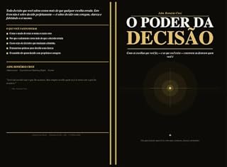 Livro O PODER DA DECISÃO: Um guia honesto para viver com mais coragem, clareza e propósito.