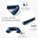 Fern&Willow-Memory Foam Travel Pillow for Neck, Chin, Lumbar and Leg Support - for Traveling on Airplane, Bus, Train or at Home - Adjustable, Bendable Roll Pillow-V18