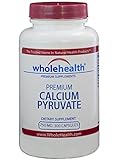 WholeHealth Premium Calcium Pyruvate 750mg Natural Fat Burning Formula (300 Caps) – Our #1 Weight Loss Supplement That Helps Convert Sugar and Starches Into Energy!