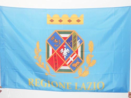 AZ FLAG, Lazio Flag, 2x3 Ft, Italian Region Banner with Sleeve, 100% Polyester, Fade Resistant, Vivid Colors, 2' x 3' Feet