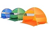 FiveJoy Instant Pop-Up Cabana Beach Tent - Automatic Setup in Seconds - Strong UV Protection - Light, Compact to take to the Park or Picnic - Easy Up, Portable Sun Shade Shelter for Kids, Pets, Family