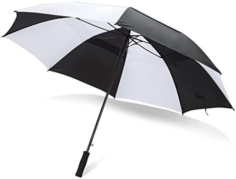 Third Floor Umbrellas 62/68 Inch Automatic Open Golf Umbrella - Extra Large Vented Windproof Waterproof Sturdy Double Canopy