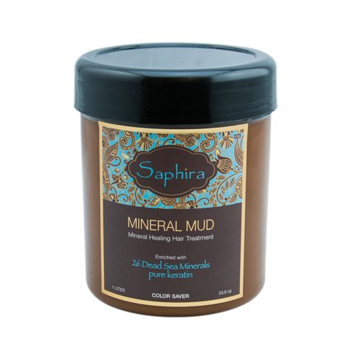 Saphira Mineral Mud - Mineral Healing Hair Treatment - 1 Liter / 33.8 oz.