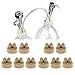 DYNWAVE 10Pcs Pack, New Aquarium Bottle Cap for Garden Live Plants Co2 Diffuser Air Generator System