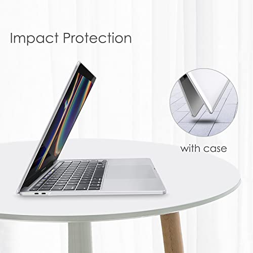 FINTIE Case Compatible with MacBook Pro 13 inch M2/M1 (2022-2016) A2338/A2289/A2251/A2159/A1989/A1706/A1708, Ultra Thin Hard Shell Protective Snap Cover, Crystal Clear