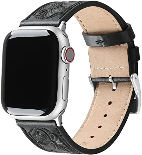Amazon.com: Western Tooled Floral Leather Watch Bands  display picture 1
