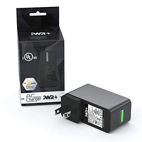 Pwr USB Fast Charger Wall Plug 3.0: USA UL Listed 2y Warranty 24W Power Adapter for Quick Charging Tablet Phone iPhone iPad LG Samsung Galaxy Pro Razer ZTE HTC Huawei ASUS Motorola Moto Sony Android