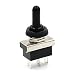 Baomain Car Toggle Switch SPDT Latching (Maintained) ON-Off-ON 3 Pin 3 Position 12V 25A with Waterproof Cover for Auto Car primary
