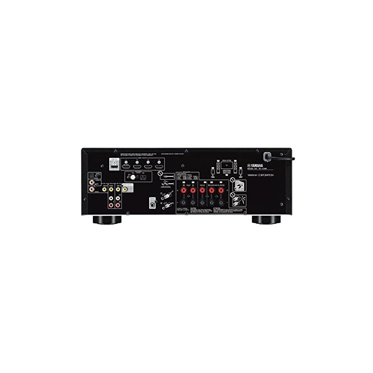 Yamaha RXV385 5.1Channel 4K Ultra HD AV Receiver with Bluetooth