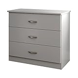 South Shore Libra 3-Drawer Chest, Soft Gray