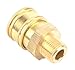 Forney 75128 Pressure Washer Accessories, Quick Coupler Male Socket, 3/8-Inch Male NPT, 4,200 PSI