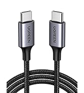 UGREEN USB C to USB C Cable 60W Fast Charge Type C Braided Data Lead Compatible with MacBook iPad...