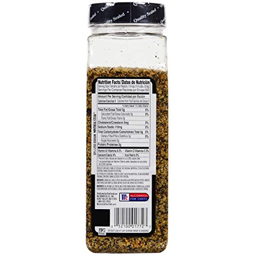 McCormick Grill Mates Reduced Sodium Montreal Steak Seasoning, 24 oz