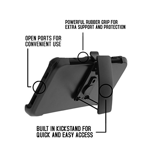 MINITURTLE Case Compatible w/ LG G5 Case,[Armor Reloade ] Durable Clip Rugged Hybrid Armor Shell Belt Clip Case w/ Art Pattern Designs Close Up Basketball - Thumbnail 4