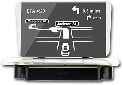 iForever Head Up Display GPS HUD Image Reflector Car Phone Holder Mount Cradle for Android, Nexus, Samsung, LG, Nokia, Motorola, Smartphone (Black)