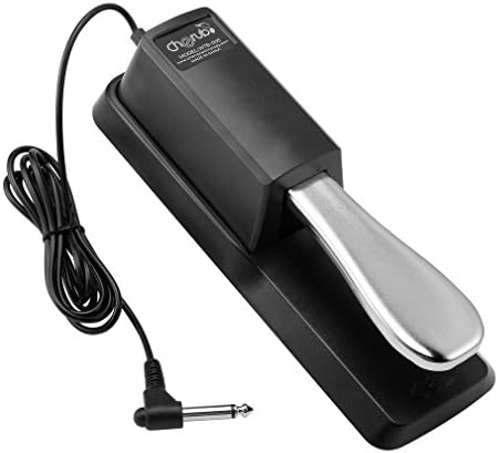 Sustain Pedal for Keyboard, Maudpower Damper Guitar Pedal Board For Yamaha Piano Casio, Yamaha, Roland, Casio, Korg, Behringer, Moog - Universal Foot Pedal