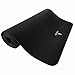 Shantihi Yoga Mat Black - Thick Eco Friendly Premium TPE Yoga Mat. Non Slip, Reversible, Durable Exercise Pilates Mat.