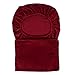 smiry Velvet Stretch Dining Room Chair Covers Soft Removable Dining Chair Slipcovers Set of 4, Wine Red