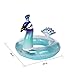 WISHTIME Giant Peacock Swim Pool Float 2019 Summer Peacock Inflatable Pool Float with Glitters Swim Ring Inflatable Lounge Raft Tube Summer Toys for Adults, Women, Kids, Toddlers