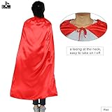 iROLEWIN Adults Superhero Cape Cloak For Men & Women With Mask Dress up Party Costumes 10 Color Set