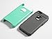 ULAK iPhone 5C Case, Slim Lightweight 2in1 Hybrid with Soft Rugged TPU Inner Skin and Hard PC Protective Cover for Apple iPhone 5C (Mint Green/Gray)