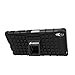 AMZER Hybrid Warrior Case with Kickstand for Sony Xperia Z5 Premium - Retail Packaging - Black