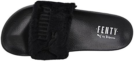 Fenty Puma X Rihanna Leadcat Fur Slide Women's Sandals (7.5 B(M) US, black)