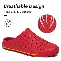 SAGUARO Women's Men's Garden Clogs Shoes Casual