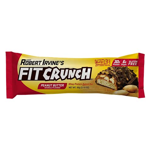 FITCRUNCH Protein Bar Sample Box, Protein Bar Snack Box, Gluten Free (7