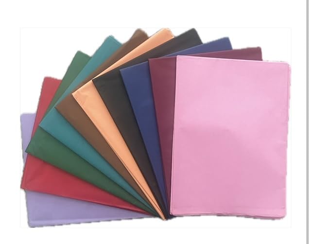100 Sheets Mixed 10 Colours MG Tissue Paper 20x30 Inches, Acid Free Craft Art