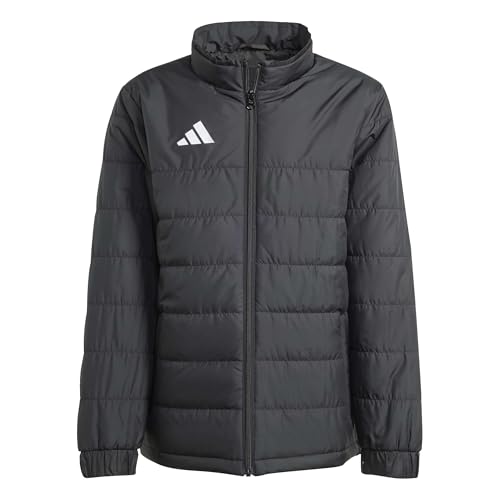 adidas uniseks-kind Entrada26 Light Kids Coat, black/white, 7-8 Years