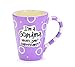 Burton 9716068 I'm A Grandma, What's Your Super Power, Coffee Mug, 12 oz. (Light Purple & White)