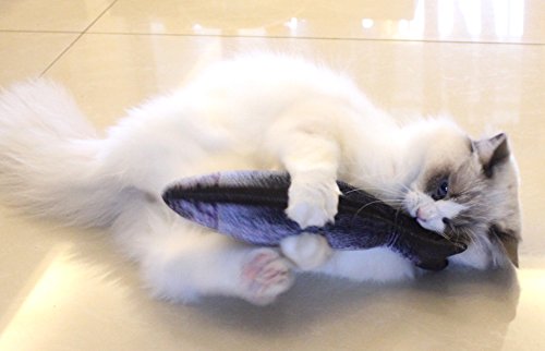 Homeda Fish Toy for Cats, Catnip Fish Toy Pillow for Cat Kitten Kitty