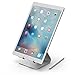 elago iPad Pro, P4 Stand - [Premium Aluminum][Cable Management][Perfect Angle] - for iPad Pro, iPad air, iPad, iPad Mini & Tablet PC (Silver)